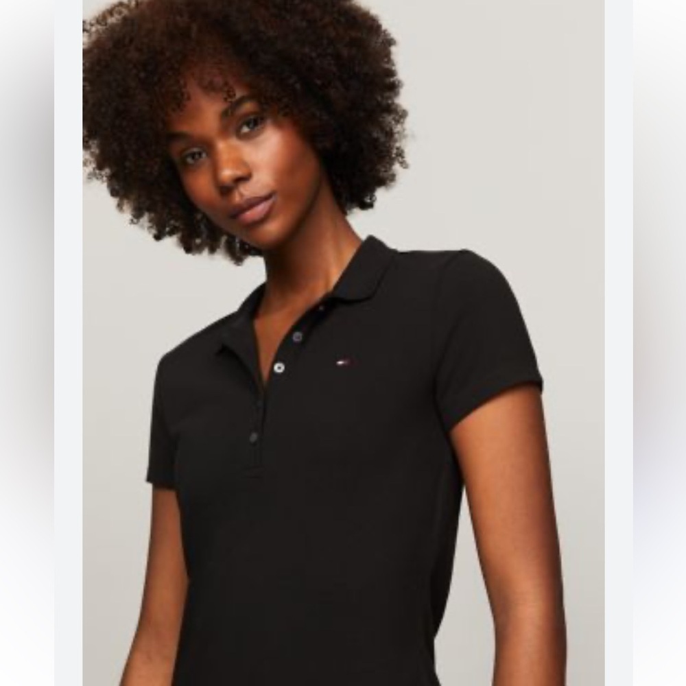 Tommy Hilfiger Slim Fit Cotton Stretch Polo Shirt, Sz M - Picture 4 of 6